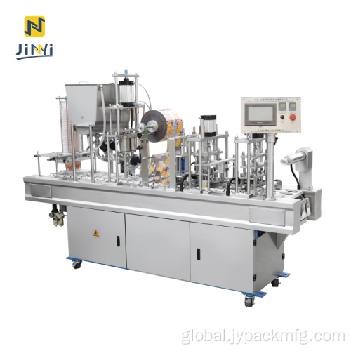 Semi-pneumatic Cup Filling And Sealing Machine Fully-automatic Barrel instant noodle sealing machine Manufactory